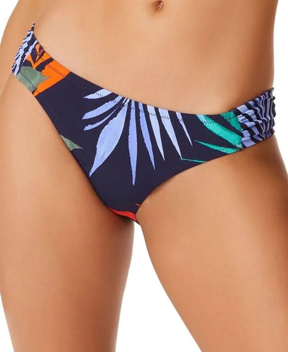 Jessica Simpson Bikini Bottoms Size Extra Large Island Paradise Navy Mood Multi